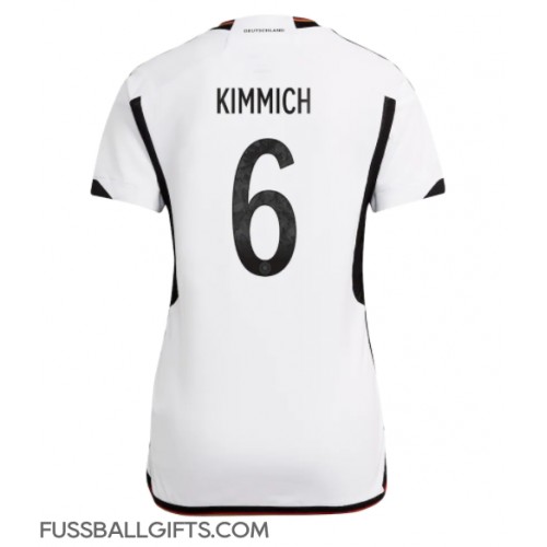 Deutschland Joshua Kimmich #6 Fußballbekleidung Heimtrikot Damen WM 2022 Kurzarm